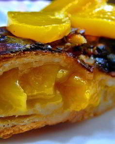 Штрудель с персиками