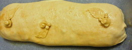 штрудель с персиками. Шаг 9