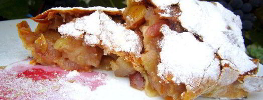 штрудель с яблочно-грушевой начинкой. Шаг 12