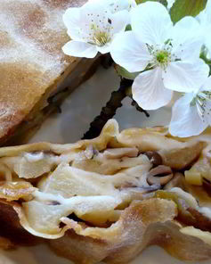 Штрудель с яблоками и грибами Ирония судьбы