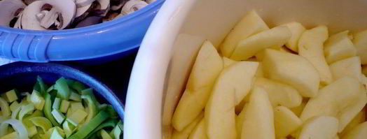 штрудель с яблоками и грибами ирония судьбы. Шаг 4