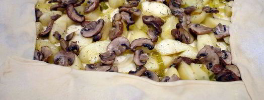 штрудель с яблоками и грибами ирония судьбы. Шаг 8