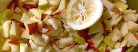 штрудель с яблоками и вишней. Шаг 5