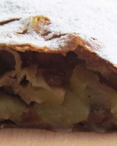 Цельнозерновой яблочный штрудель