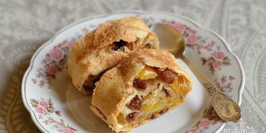 Венский штрудель с яблоками