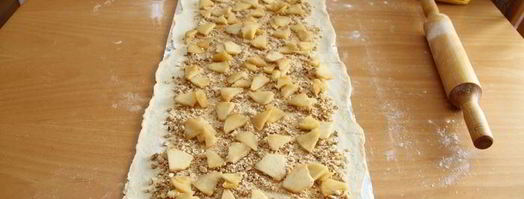 яблочно-вишневый штрудель. Шаг 9