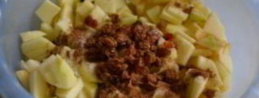 яблочный штрудель из бездрожжевого теста. Шаг 5