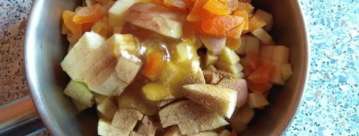 яблочный штрудель из лаваша. Шаг 5