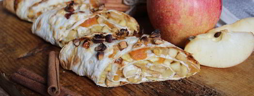 яблочный штрудель из лаваша. Шаг 8