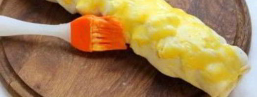 яблочный штрудель из слоеного дрожжевого теста. Шаг 7