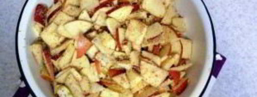 яблочный штрудель из теста фило. Шаг 3