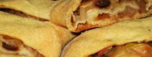 яблочный штрудель с изюмом. Шаг 7