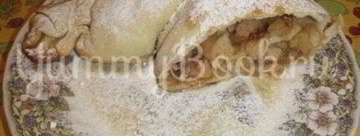 яблочный штрудель с орехами. Шаг 5