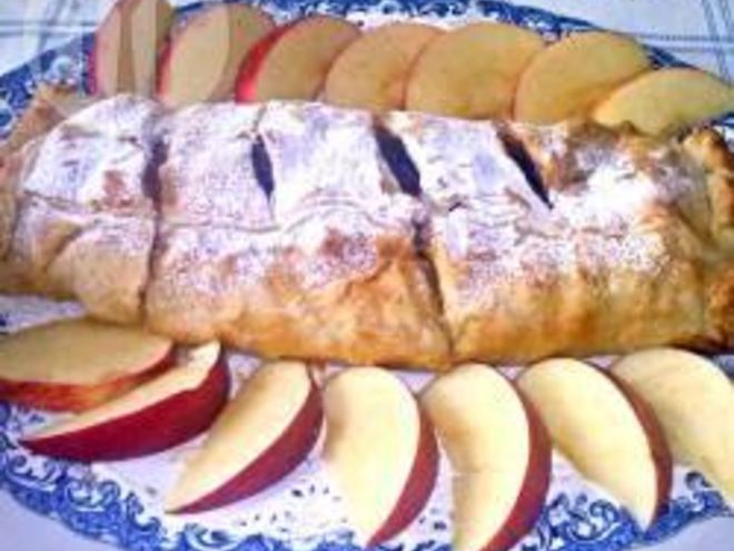 Рецепт яблочного штруделя