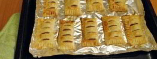 слойки из слоеного бездрожжевого теста. Шаг 9