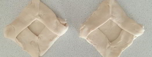 слойки с арахисовой пастой и бананом. Шаг 4