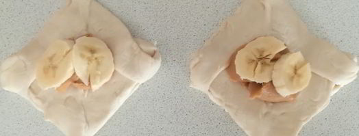 слойки с арахисовой пастой и бананом. Шаг 5