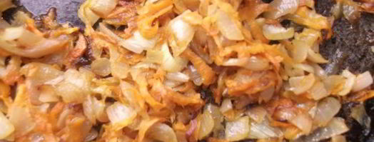 слойки с куриной печенью пролиски. Шаг 3