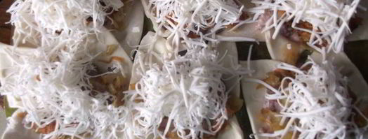 слойки с куриной печенью пролиски. Шаг 6