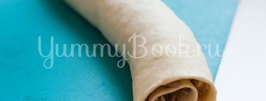 слойки с квашеной капустой и грибами. Шаг 9