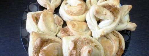 слойки с маршмеллоу и орехами. Шаг 6