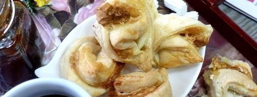 слойки с маршмеллоу и орехами. Шаг 7