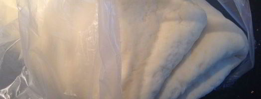 слойки с щавелем, сыром и яйцом. Шаг 7