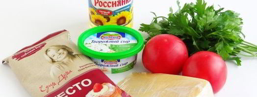 слойки с сырно-томатной начинкой. Шаг 3