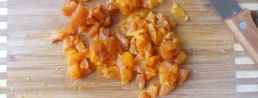 слойки с творогом, курагой и орехами. Шаг 3