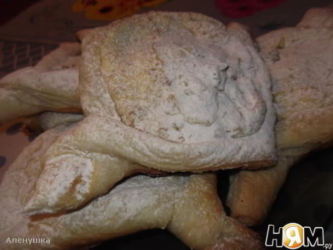 Рецепт слоек с творогом