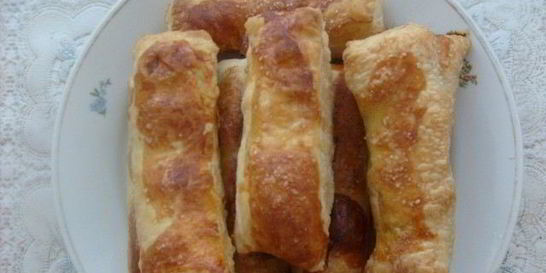 Слойки со сгущенкой