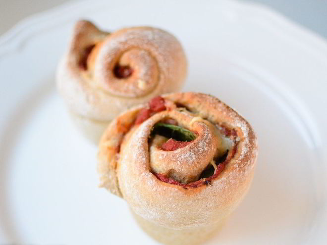 Рецепт слоек со шпинатом