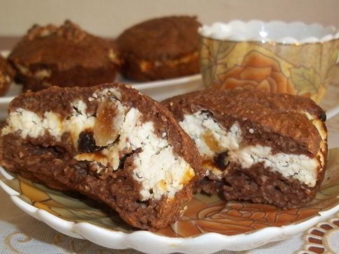 Рецепт фитнеса-сырников с начинкой