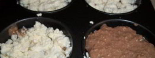 фитнес-сырники с начинкой. Шаг 5