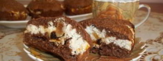 фитнес-сырники с начинкой. Шаг 6