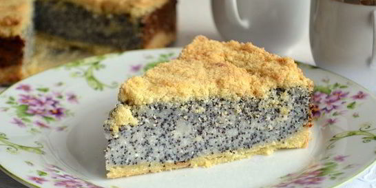 Немецкий маковый творожник