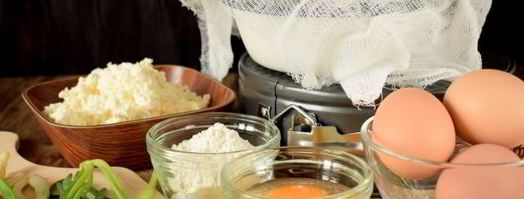 несладкие сырники с начинкой из яйца и зеленого лука. Шаг 4