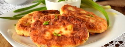 несладкие сырники с начинкой из яйца и зеленого лука. Шаг 14