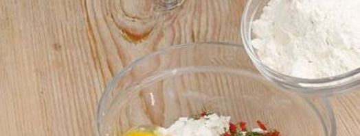 острые сырники с брынзой. Шаг 6