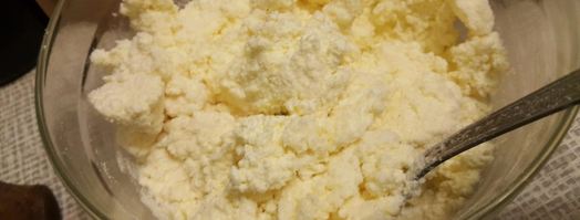 пышные сырники с кокосовой мукой. Шаг 5