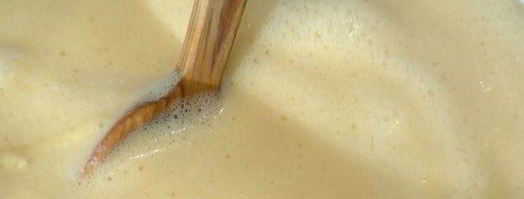 творожник с белым шоколадом и малиной. Шаг 10