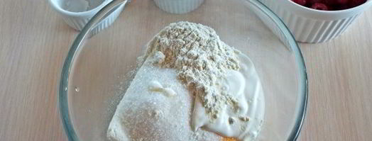 творожник с малиной. Шаг 8