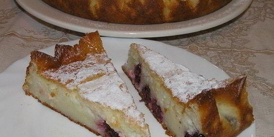 Творожник с вишней