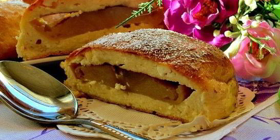 Творожники с яблоками