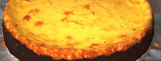 воздушный творожник на шоколадной основе. Шаг 10