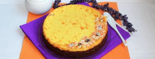 воздушный творожник на шоколадной основе. Шаг 11