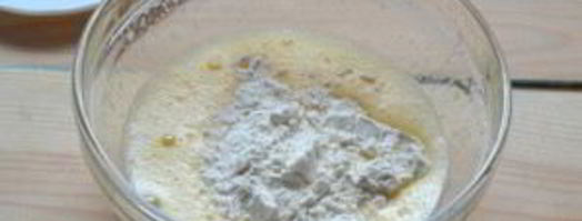 бисквитно-песочное тесто. Шаг 4