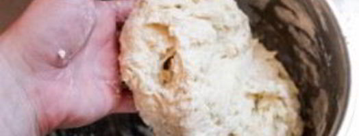 дрожжевое бисквитное тесто. Шаг 3