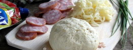 дрожжевое тесто для пиццы на молоке. Шаг 13