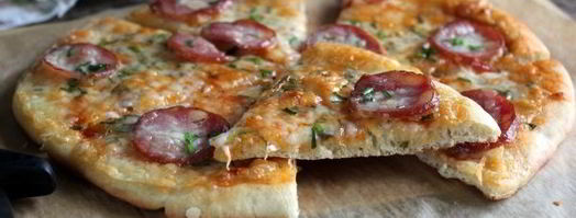 дрожжевое тесто для пиццы на молоке. Шаг 14